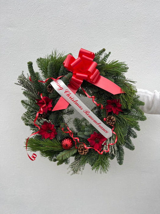 Christmas Grave Wreath